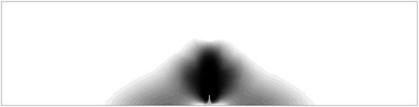 Non-local model. Advanced stage.